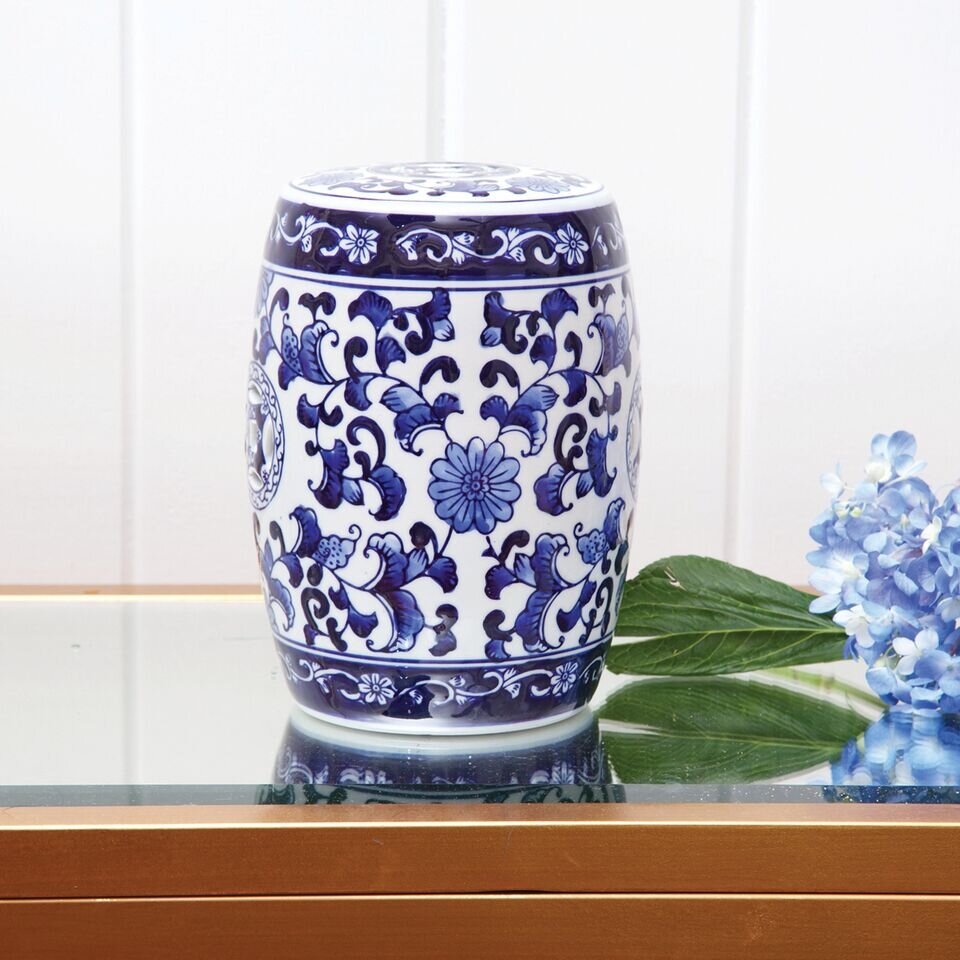 Blue Chinoiserie Mini Garden Stool(2).jpg